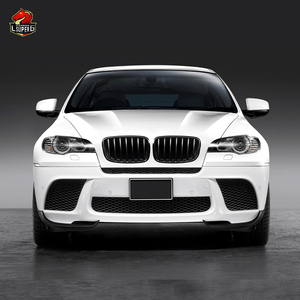 Kit Carrozzeria in Materiale PP Adatto per BMW E71 <span class=keywords><strong>Serie</strong></span> X6 <span class=keywords><strong>2008</strong></span>-2014 e X6M con Minigonne Laterali, Parafanghi, Paraurti Posteriore e Paraurti Anteriore - Product Image 6