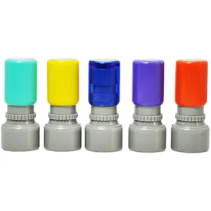 Factory Direct Sales High Quality Soft Color Custom Round Stamp School Supplies Teacher Stamps