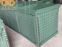 Barrières de retenue utilisées à vendre Mur de sable antidéflagrant carré Gabions soudés défensifs Paintball soutes à air gonflables