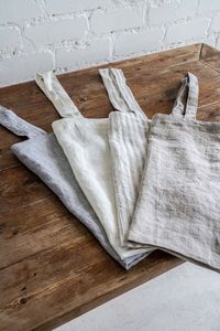 Polyester Laundry <b>Bag</b> for hotel, Laundry <b>Bag</b> for Clothes, Reusable White Cotton Linen Pouch Soft Clothes - Product Image 3