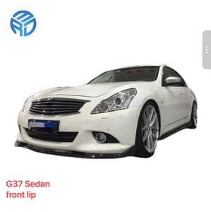 MRD per Infiniti Q37 berlina 2013 2010 4DR stile monoblocco in fibra di carbonio con labbro anteriore del paraurti anteriore Splitter anteriore