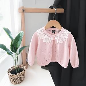 <span class=keywords><strong>Cardigan</strong></span> Estivo da Donna <span class=keywords><strong>a</strong></span> Maniche Lunghe <span class=keywords><strong>con</strong></span> <span class=keywords><strong>Collo</strong></span> Tondo in Cotone Lavorato <span class=keywords><strong>a</strong></span> Maglia Tinta Unita - Product Image 4