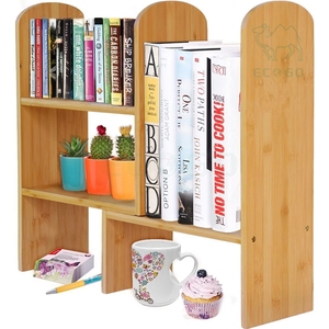 Organisateur de bureau en bois facile à installer et à nettoyer, support de bureau en bambou - Product Image 5
