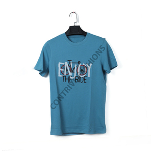 T-shirts imprimés personnalisés pour hommes, confortables, respirants, en coton tricoté, grandes tailles, prix de gros, design OEM - Product Image 1