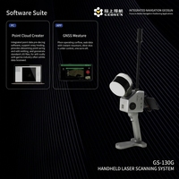 Scanner laser 3D LiDAR SLAM portable Geosun GS130G haute précision 1920000 points/secondes RTK PPK pour la construction de tunnels et la foresterie