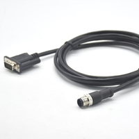 M12 3pin 4pin 5pin 8pin 12pin cable M12 a J1939 RJ45 RS232 USB DB9 macho hembra cable Ethernet