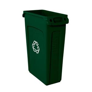 Contenitore per Rifiuti Slimline 87 L Verde, Bidone per Riciclaggio - Product Image 1