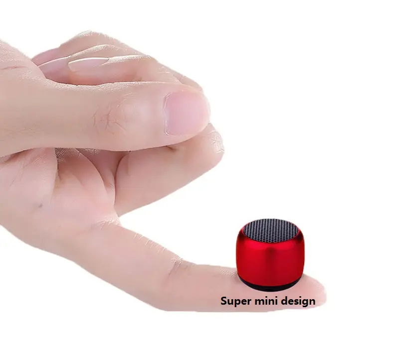 2022 Eenvoudige Bal Ontwerp Draagbare Klankkast Kleine Luidspreker Mic Draadloze Beste Stereo Mini Speaker MP3