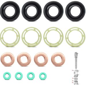 1314368 1233683 1373550 1432205 1441256 Kit de joints d'injecteur Diesel pour Ford Fiesta V Focus II Fusion JU 1.6TDCi - Product Image 5