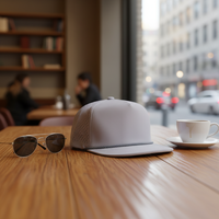 Casquette de baseball en polyester 5 panneaux personnalisée de haute qualité avec logo brodé, motif léopard, trous découpés au laser, imperméable, pour le sport et le golf, OEM