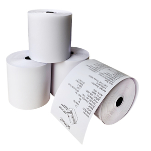 Brillant thermique 70gsm simple blanc caisse enregistreuse papier 80x80mm distributeur de billets haute visibilité enregistrement bas prix - Product Image 3