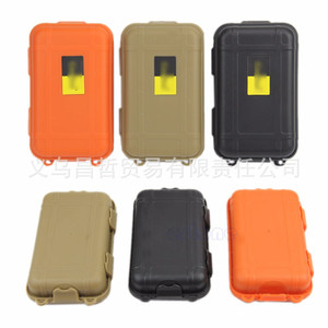 Boîte de rangement extérieure en plastique imperméable F010, couleur noire unie, antichoc, anti-poussière, étui scellé pour outils de survie EDC - Product Image 3