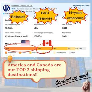 Transitaire CANADA USA Logistique FCL/LCL Conteneur Porte-à-Porte DDP FCL/LCL par Mer Aérien Sans Retard Agent d'expédition rapide - Product Image 2