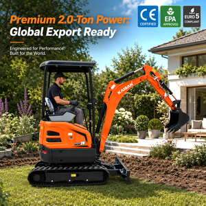 <span class=keywords><strong>Mini</strong></span>-excavatrice 2 <span class=keywords><strong>tonnes</strong></span>, 2T, 20 <span class=keywords><strong>tonnes</strong></span>, moteur <span class=keywords><strong>Kubota</strong></span> diesel, <span class=keywords><strong>mini</strong></span>-excavatrice domestique avec coupe-herbe, livraison gratuite - Product Image 1