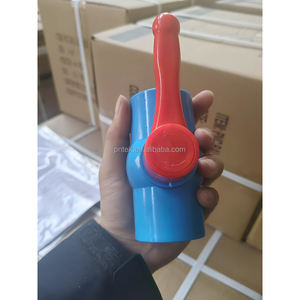 Pntek <span class=keywords><strong>10</strong></span> inç mavi PVC plastik soket küresel vana PN10 PN16 manuel güç su medya için sıcak satış OEM özelleştirilmiş destek - Product Image 2