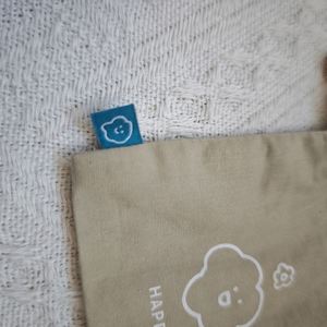 Eco-friendly <b>Mini</b> Cotton Jewelry Dust <b>Bag</b> Soft Drawstring Pouch for Travel Carry Earring Ring Necklace Anti-scratch Storage - Product Image 6