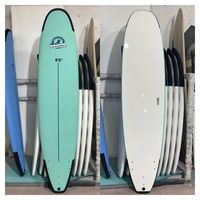 Planche de surf longboard en mousse IXPE super douce personnalisée avec pare-chocs EVA à la tête et à la queue, équipement de sports nautiques pour le surf