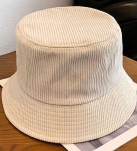 <b>Winter</b> Corduroy Bucket Warm Fisherman Soft Casual Panama Hat Lady Outdoor Versatile Fashion <b>Cap</b> <b>for</b> Women <b>Men</b> Gifts - Product Image 4