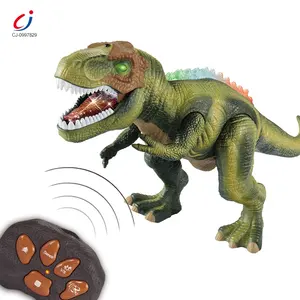 Di plastica di vendita calda di telecomando di simulazione animale elettrico rc giocattoli dinosauro