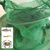 Tolure 490g 125cm Nylon Poisson Panier Pliant Garder Filet Suspendu Colle Poisson Protection Sac avec Gros Ventre Revêtement pour Crevettes