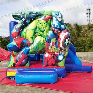 Outdoor Commercial Kids Chateaux Gonflables Structure Combo Bouncer Jumping Bounce House Slide Inflatable Castle