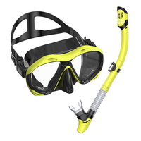 Ensemble de plongée en silicone avec lunettes étanches, palmes, sac de transport, équipement de plongée souple, matériel et accessoires de natation et de plongée