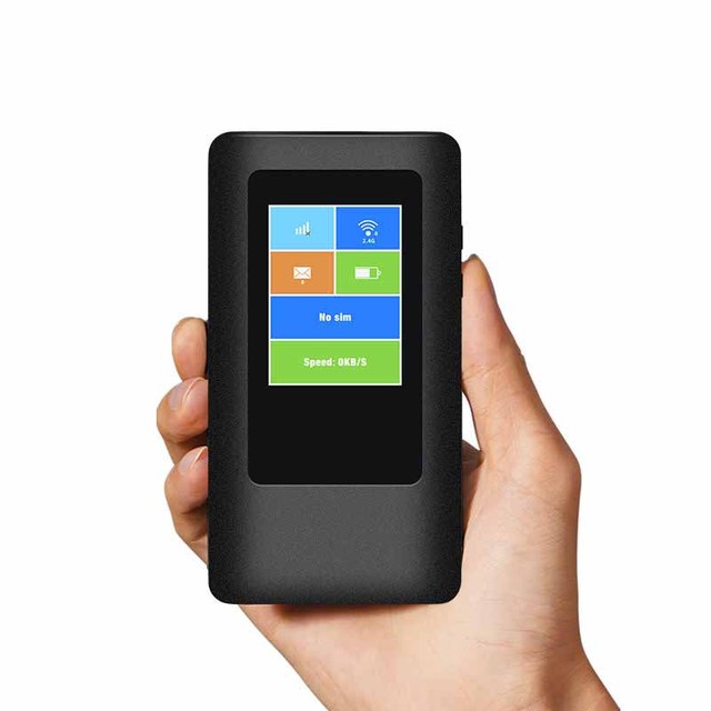 5G Mini Portable Mobile Hotspot with Sim Card Slot Wifi LTE VPN Function 1000mbps Max LAN Data Rate CPE