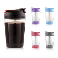 Tasses sur mesure 360ml 12oz verre eau tasse à café à aller Premium voyage thé boisson Camping tasse avec paille