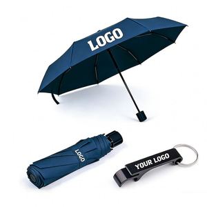 Parapluies personnalisés en gros avec logo pour événements, cadeaux promotionnels d'entreprise, protection UV, design portable - Product Image 1