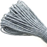 Cordon de parachute multifonction en nylon à 7 brins, 550 lb, or et argent, 100 pieds, 19 couleurs, 4 mm, paracorde 550 pour le camping