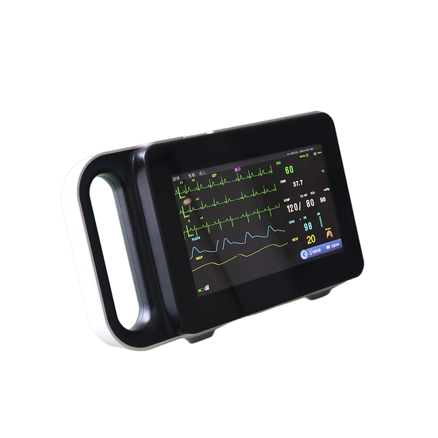 7-inch Color LCD Display Multi-parameter Patient Monitor with ETCO2 for Option