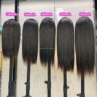 Bone Straight Peruanische Haar perücke, Echthaar perücken unter Echthaar perücken Real Bone Straight Lace Front