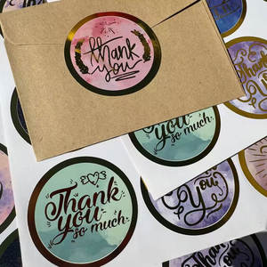 Etiquetas Adhesivas Redondas de 2 Pulgadas con Papel Dorado para Regalos, Sobres, Paquetes y Tarjetas - Product Image 5