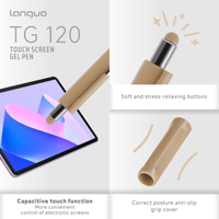 Set Pulpen Gel Layar Sentuh Multifungsi 2-in-1 Premium Seri Aurora Malam Hari, Pulpen Stylus Ramping, Tulisan Halus untuk Kantor dan Bisnis