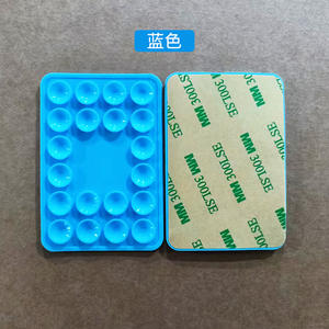 Support arrière de téléphone d'autocollant de poignée écologique en caoutchouc de silicone pour l'aspiration en verre adaptent le logo aux besoins du client gratuitement - Product Image 4