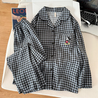 Pyjama en coton nuage pour femme 2026, ensemble neuf à manches longues pour le printemps et l'automne, vêtements d'intérieur pouvant être portés à l'extérieur