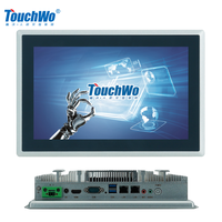 Panel PC Industrial de 10.1 Pulgadas IP65, Pantalla Táctil Capacitiva de 10 Puntos, Computadora Integrada Todo en Uno, Sin Ventilador, X86, Win10, Win11, Linux, en Stock, 1 Año de Garantía