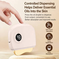 Appareil de massage électrique Gua Sha à compresse chaude pour le visage, ciblant les groupes musculaires, avec fonction de raclage et de diffusion d'huiles essentielles