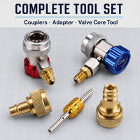 Kit d'outils pour raccords rapides et valves de climatisation automobile pour un service et une maintenance professionnels