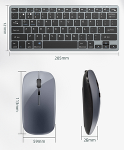 Ensembles combinés pour ordinateur portable et <span class=keywords><strong>tablette</strong></span> Windows, <span class=keywords><strong>clavier</strong></span> et <span class=keywords><strong>souris</strong></span> sans fil rechargeables 2,4G - Product Image 6
