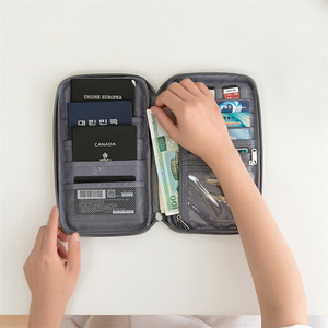 Dropshipping petite taille multi-usages Durable billet passeport <span class=keywords><strong>porte</strong></span>-cartes de crédit <span class=keywords><strong>porte</strong></span>-documents portefeuille de voyage <span class=keywords><strong>porte</strong></span>-passeport - Product Image 3