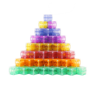 Wellbbplay 20 cái Magic Cubes trẻ em 'giáo dục câu đố với nam châm khối xây dựng từ khối gạch xây dựng đồ chơi - Product Image 2
