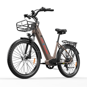 จักรยานไฟฟ้า City Electric Bike ระบบปลดล็อคอัจฉริยะ NFC พร้อมบังโคลนครบชุด แร็คท้ายบรรทุกสัมภาระ ระบบช่วยแรงบิด ระยะทางไกล สำหรับใช้ในครัวเรือนในยุโรป - Product Image 6