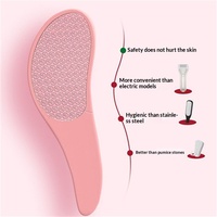 Outil de pédicure pour éliminer les peaux mortes et les callosités des talons des femmes, avec brosse abrasive à grain fin, lime à pieds en verre nano pour usage domestique