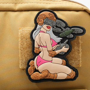 Badge PVC <span class=keywords><strong>Velcro</strong></span> tendance <span class=keywords><strong>pour</strong></span> femme, motif bras sexy, <span class=keywords><strong>autocollant</strong></span> <span class=keywords><strong>pour</strong></span> sac à dos, décoration de vêtements, activités de plein air et tenues streetwear - Product Image 3