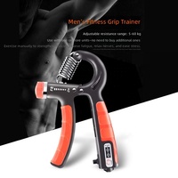 Equipo de Ejercicio para Fortalecer la Mano, Muñeca o Dedos, con Peso Ajustable de 5-60 kg, Contador Integrado, Personalizable