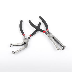 Pince coupante professionnelle 8 pouces à tête droite et coudée en acier au carbone pour câblage automobile et déconnexion de conduites d'huile - Product Image 2