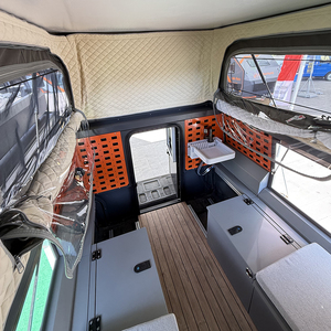 Remorque de camping-car ATV tout-terrain en plastique renforcé de fibre de verre avec couchettes de caravane de vélo à col de cygne <span class=keywords><strong>porte</strong></span> arrière-<span class=keywords><strong>remorques</strong></span> pour le voyage - Product Image 5