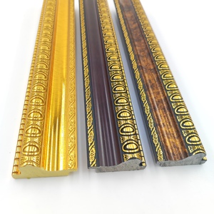 Marco de fotos de plástico de Color dorado Popular, marco de póster de moda, marco de espejo, Material de encuadre, tira de Marco de imagen al por mayor - Product Image 4