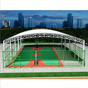 Basketball Court Cover Tensioned Structure Sports Roof Paddle Tennis Court Material PVDF <b>Tent</b> Basketball Court <b>Tent</b> - Product Image 2
